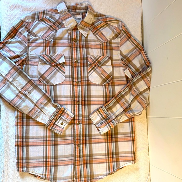 Aeropostale Other - Pearl Snap Western Plaid Shirt Mens Small